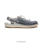 gris acero/abedul calzado KEEN lienzo uneek T0822B507 mujer