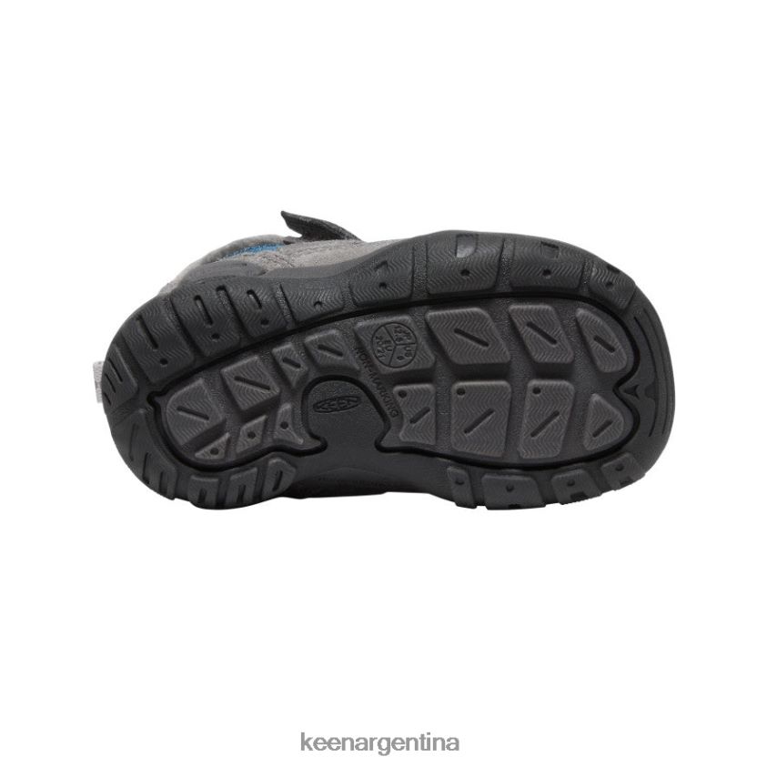 gris acero/azul ala verde azulado calzado KEEN chukka nudo T0822B1006 niños pequeños - Imagen 4