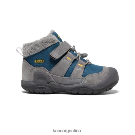 gris acero/azul ala verde azulado calzado KEEN chukka nudo T0822B979 pequeños niños