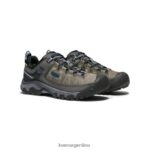 gris acero/azul capitán calzado KEEN targhee iii impermeable T0822B150 hombres - Imagen 2