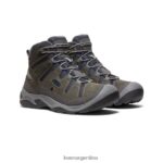 gris acero/azul legión calzado KEEN bota impermeable circadia T0822B72 hombres - Imagen 2