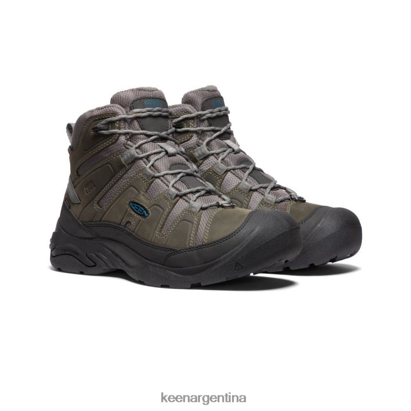 gris acero/azul legión calzado KEEN circadia polar medio T0822B368 hombres - Imagen 2
