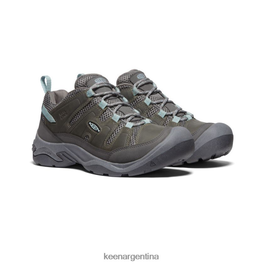 gris acero/azul nube calzado KEEN zapato de ventilación circadia T0822B641 mujer - Imagen 2