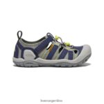 gris acero/azul profundo calzado KEEN arroyo nudo T0822B777 niños grandes