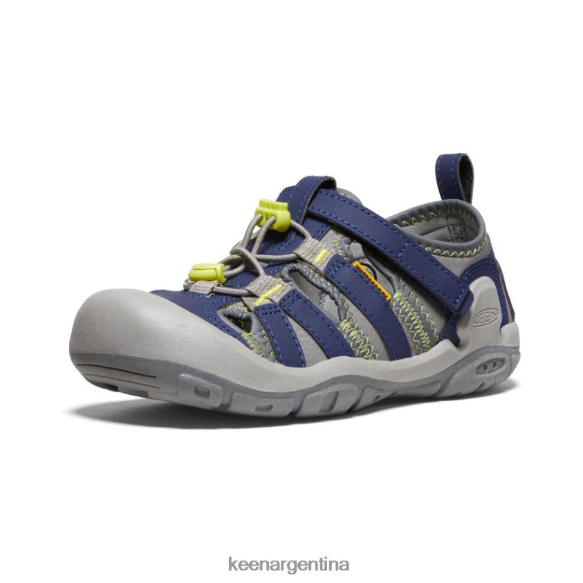 gris acero/azul profundo calzado KEEN arroyo nudo T0822B777 niños grandes - Imagen 3