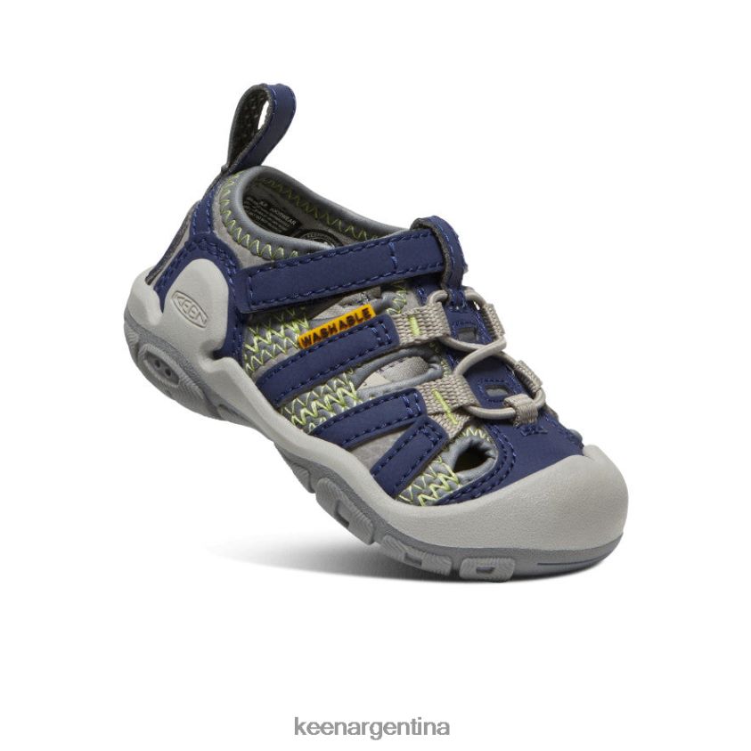 gris acero/azul profundo calzado KEEN arroyo nudo T0822B806 niños pequeños - Imagen 3