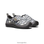 gris acero/blanco estrella calzado KEEN envoltura de jabón T0822B991 pequeños niños - Imagen 2