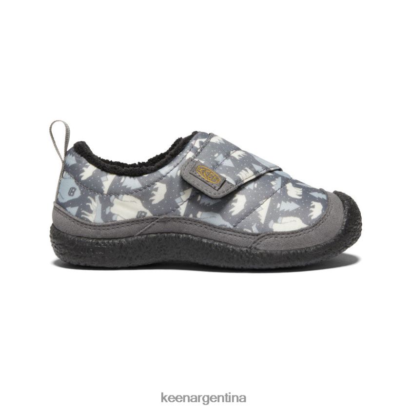 gris acero/blanco estrella calzado KEEN envoltura de jabón T0822B991 pequeños niños - Imagen 1