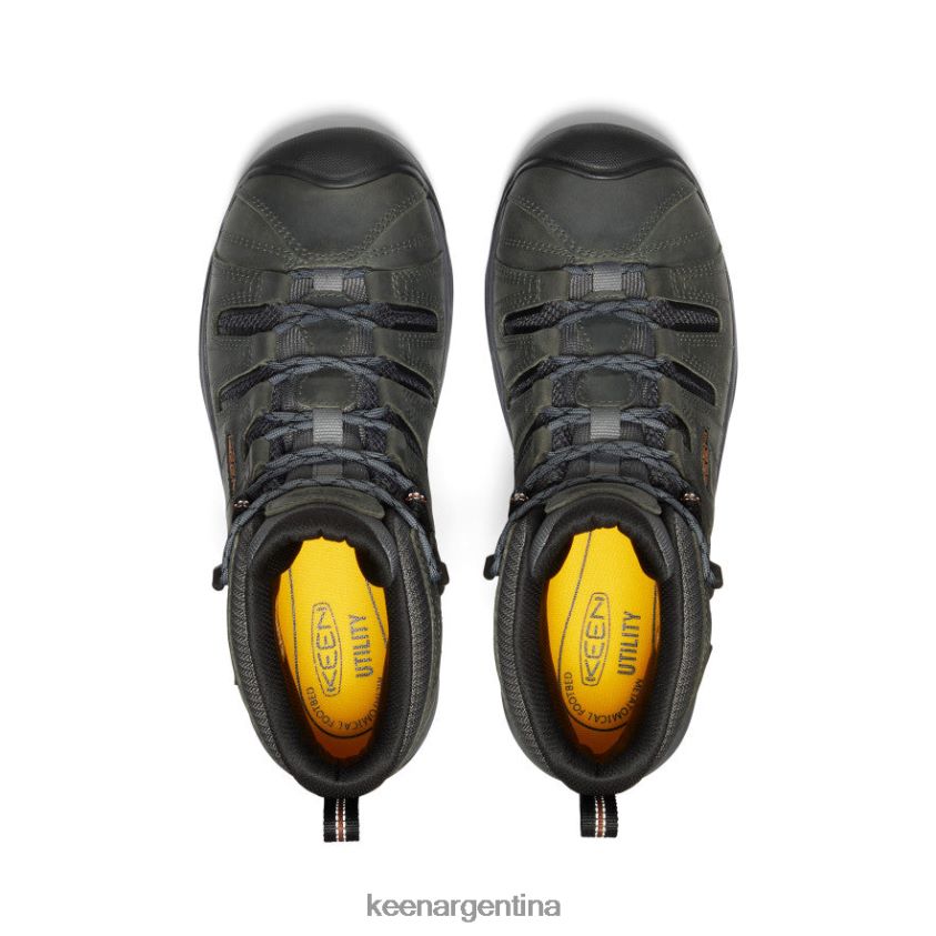 gris acero/carey calzado KEEN Flint II impermeable medio (puntera blanda) T0822B76 hombres - Imagen 4