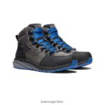 gris acero/cobalto brillante calzado KEEN Bota impermeable con gancho rojo (puntera de fibra de carbono) T0822B222 hombres - Imagen 2
