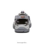gris acero/coral calzado KEEN sandalia barranco h2 T0822B651 mujer - Imagen 5
