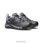 gris acero/hortensia calzado KEEN cresta flexible impermeable T0822B648 mujer - Imagen 2