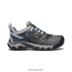gris acero/hortensia calzado KEEN cresta flexible impermeable T0822B648 mujer