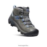 gris acero/hortensia calzado KEEN targhee ii impermeable medio T0822B620 mujer - Imagen 3