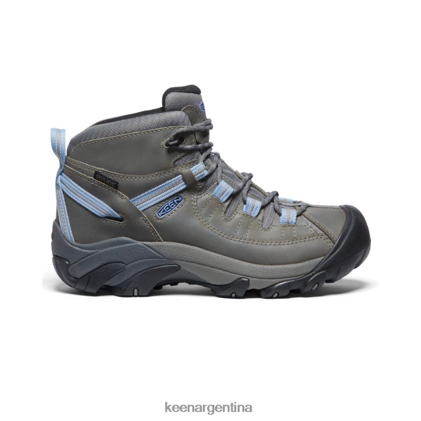 gris acero/hortensia calzado KEEN targhee ii impermeable medio T0822B620 mujer - Imagen 1