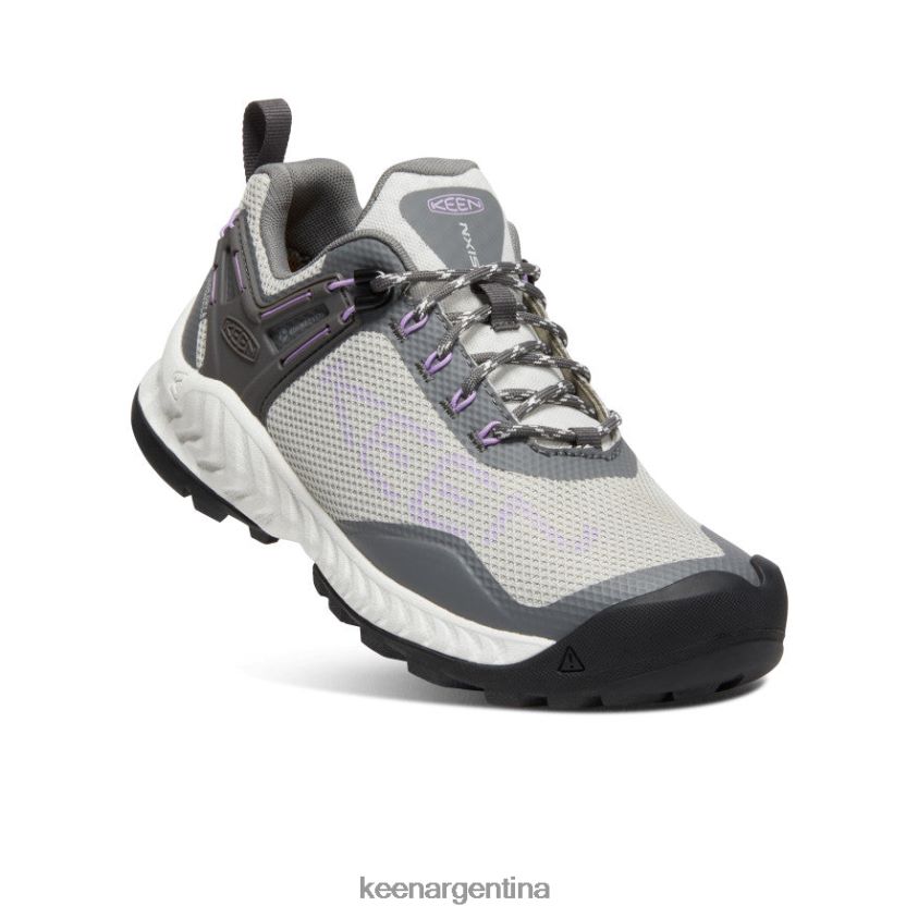 gris acero/lavanda inglesa calzado KEEN zapato impermeable nxis evo T0822B475 mujer - Imagen 3