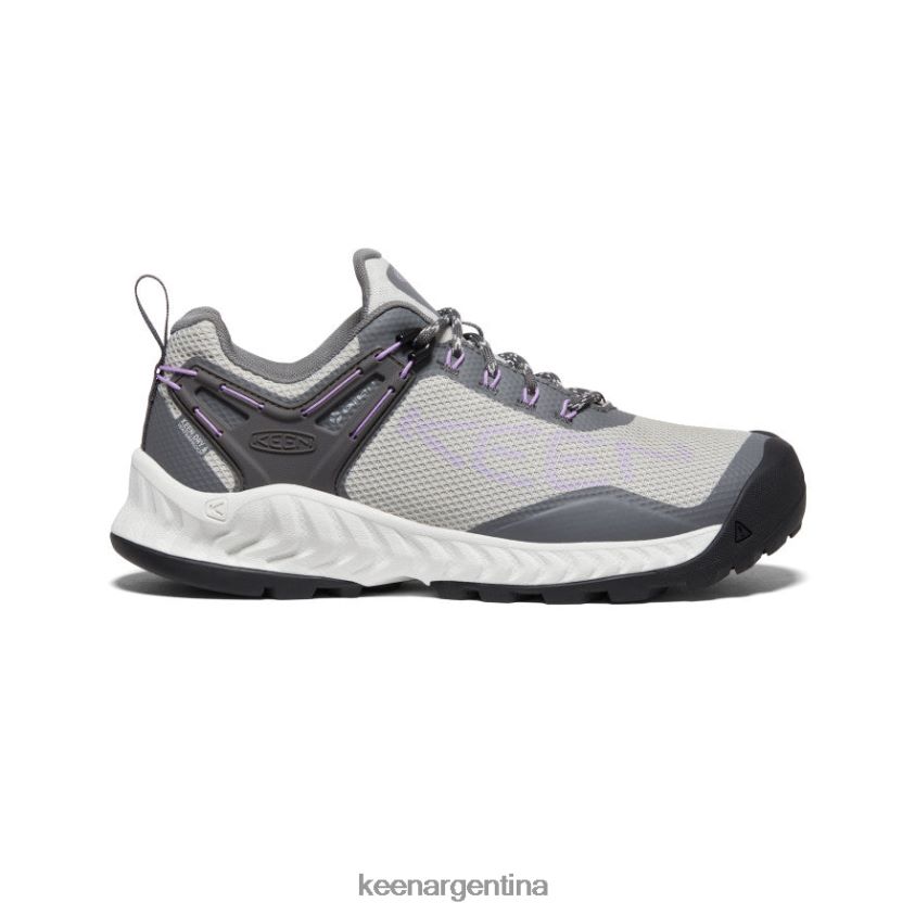 gris acero/lavanda inglesa calzado KEEN zapato impermeable nxis evo T0822B475 mujer - Imagen 1