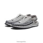 gris acero/llovizna calzado KEEN uneek T0822B116 hombres - Imagen 2