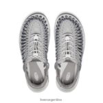 gris acero/llovizna calzado KEEN uneek T0822B116 hombres - Imagen 4