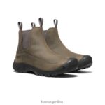 gris acero/negro calzado KEEN bota impermeable anclaje iii T0822B144 hombres - Imagen 2