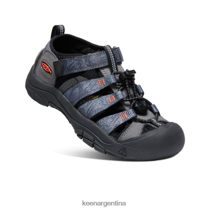 gris acero/negro calzado KEEN newport h2 T0822B755 niños grandes - Imagen 3
