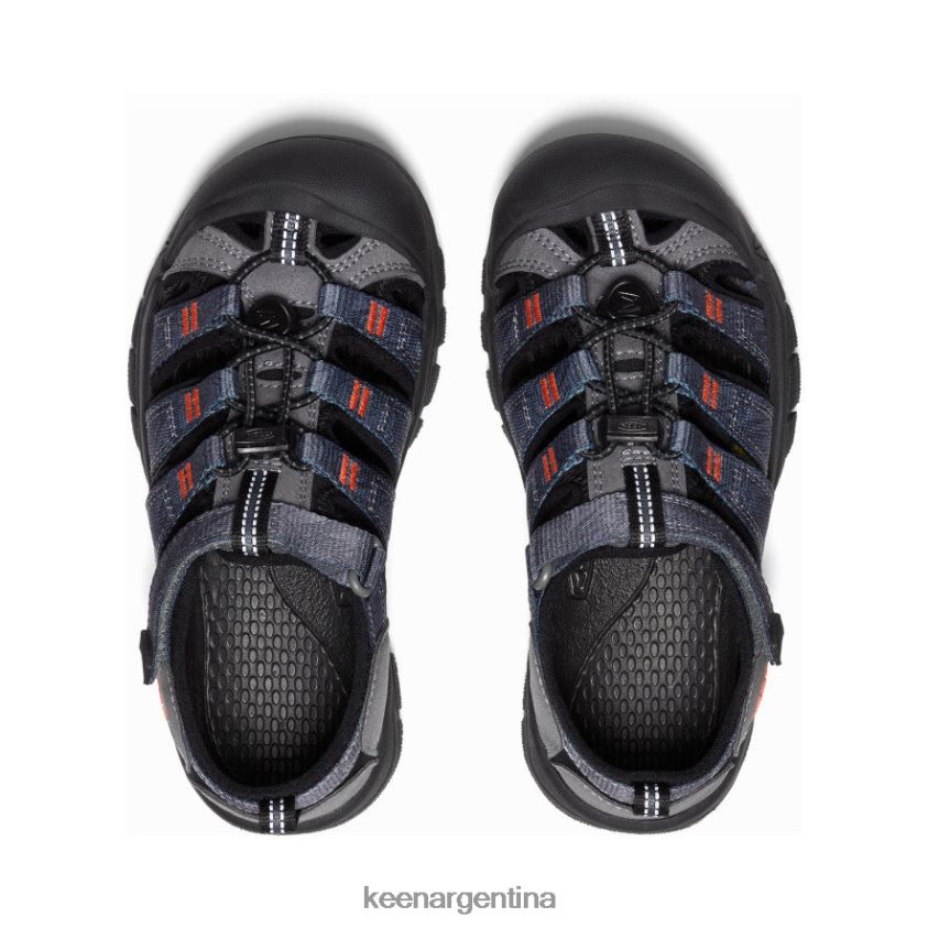 gris acero/negro calzado KEEN newport h2 T0822B755 niños grandes - Imagen 4