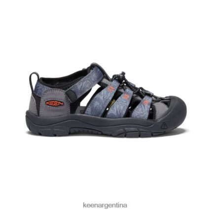 gris acero/negro calzado KEEN newport h2 T0822B755 niños grandes