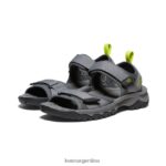 gris acero/onagra calzado KEEN targhee iii con punta abierta h2 T0822B319 hombres - Imagen 2