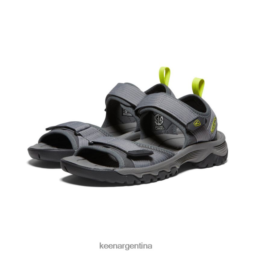 gris acero/onagra calzado KEEN targhee iii con punta abierta h2 T0822B319 hombres - Imagen 2
