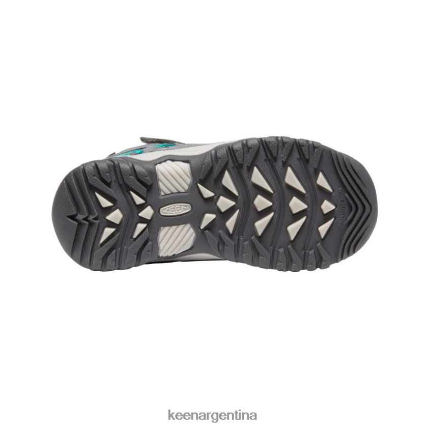 gris acero/porcelana calzado KEEN bota impermeable targhee T0822B877 pequeños niños - Imagen 4