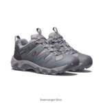 gris acero/violeta africana calzado KEEN zapato impermeable koven T0822B665 mujer - Imagen 2
