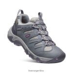 gris acero/violeta africana calzado KEEN zapato impermeable koven T0822B665 mujer - Imagen 3