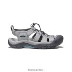 gris/azul humo calzado KEEN newport h2 T0822B405 mujer