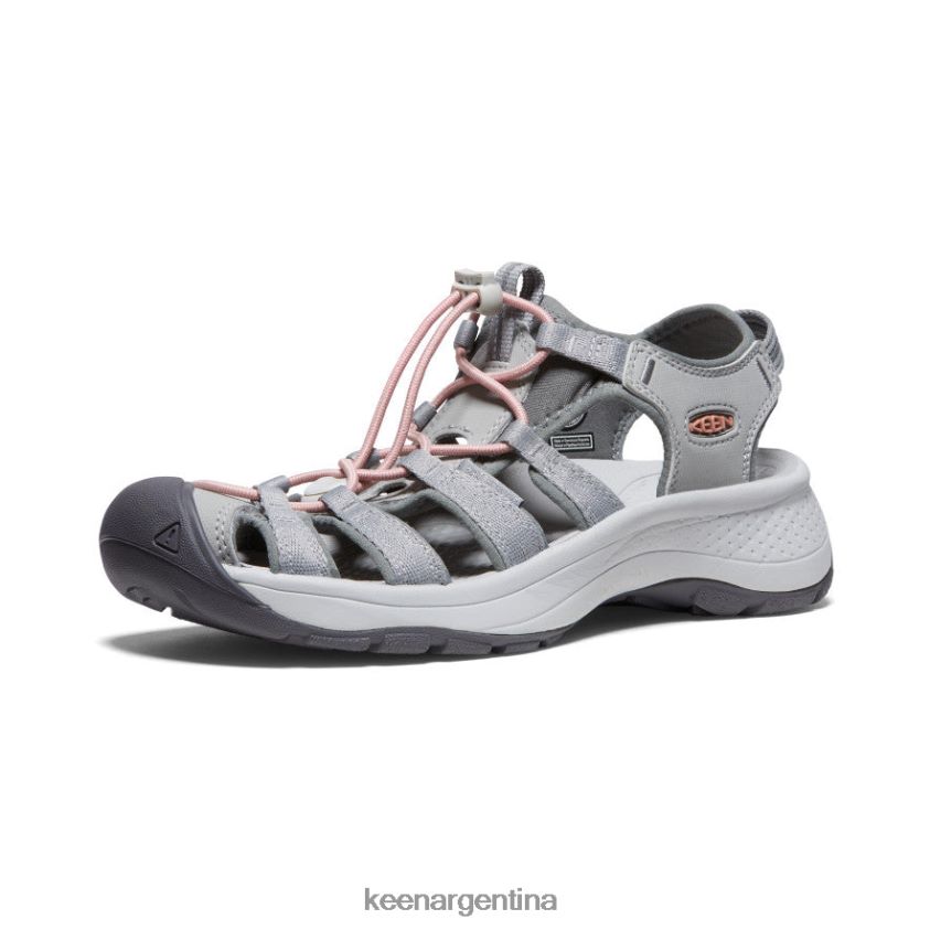 gris/coral calzado KEEN sandalia astoria oeste T0822B549 mujer - Imagen 3