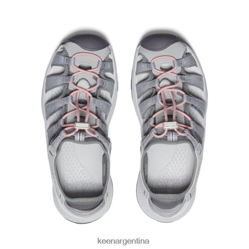 gris/coral calzado KEEN sandalia astoria oeste T0822B549 mujer - Imagen 4