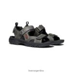 gris negro calzado KEEN sandalia con puntera abierta targhee iii T0822B259 hombres - Imagen 2