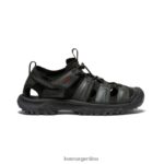 gris negro calzado KEEN sandalia targhee iii T0822B197 hombres