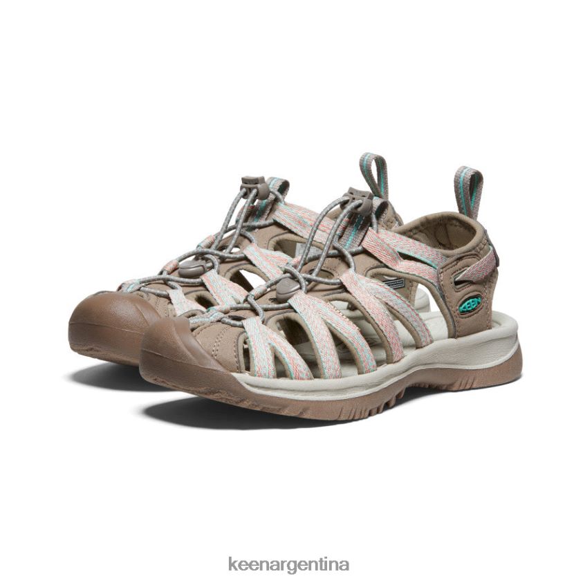 gris topo/coral calzado KEEN susurro T0822B522 mujer - Imagen 2