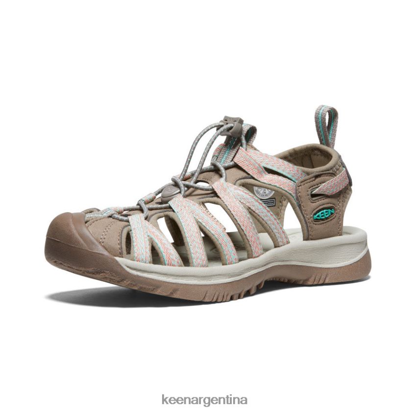 gris topo/coral calzado KEEN susurro T0822B522 mujer - Imagen 3