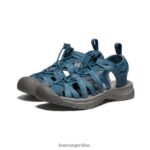 humo azul calzado KEEN susurro T0822B523 mujer - Imagen 2