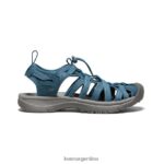 humo azul calzado KEEN susurro T0822B523 mujer