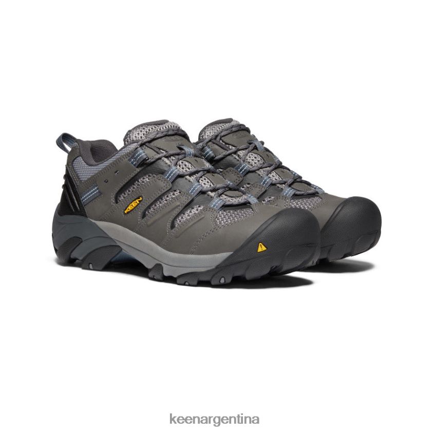 imán/mayólica azul calzado KEEN Lansing bajo (puntera de acero) T0822B301 hombres - Imagen 2