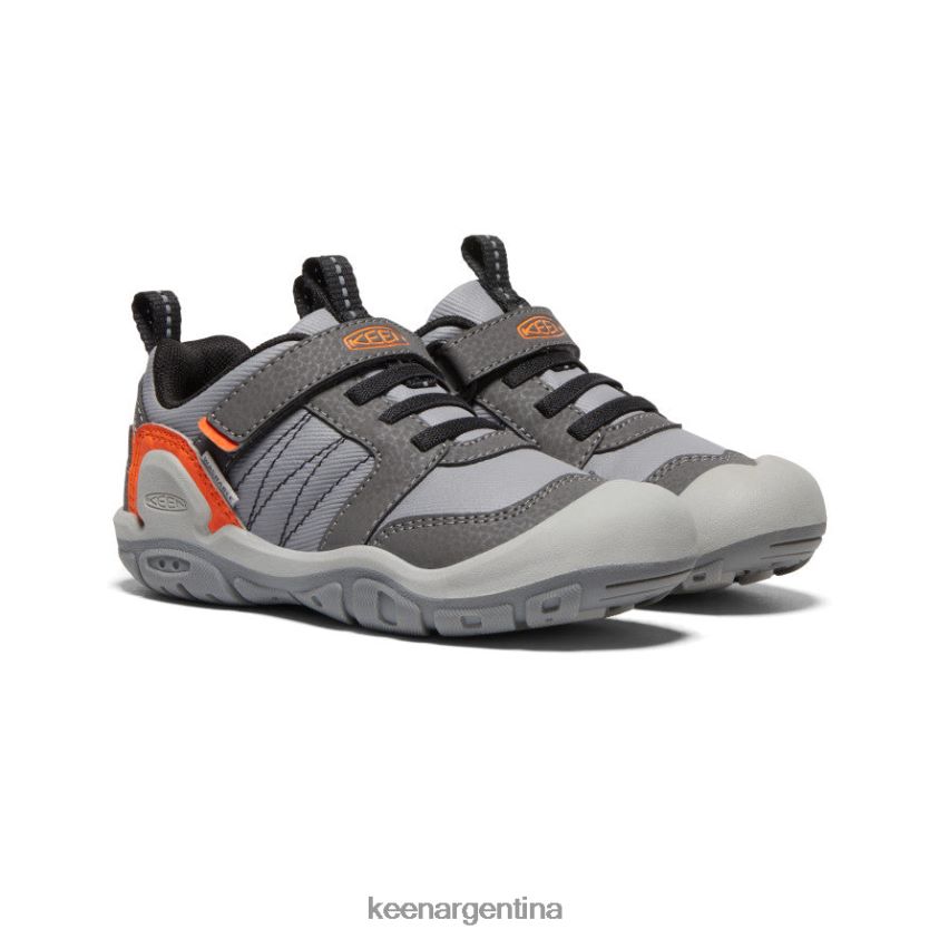 imán/naranja de seguridad calzado KEEN zapatillas con pico y nudo T0822B972 pequeños niños - Imagen 2