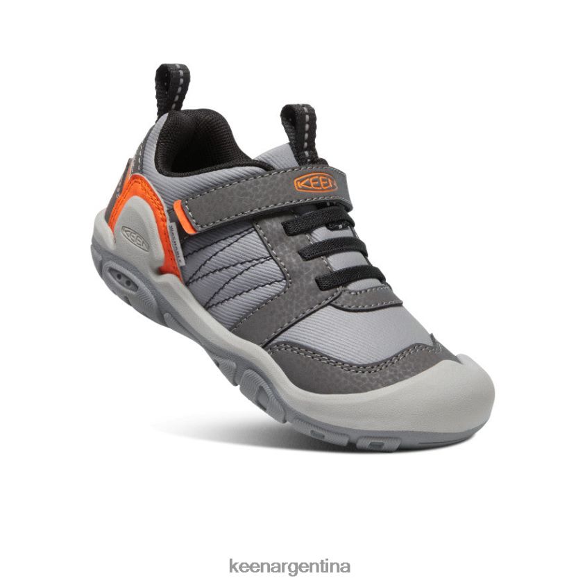 imán/naranja de seguridad calzado KEEN zapatillas con pico y nudo T0822B972 pequeños niños - Imagen 3