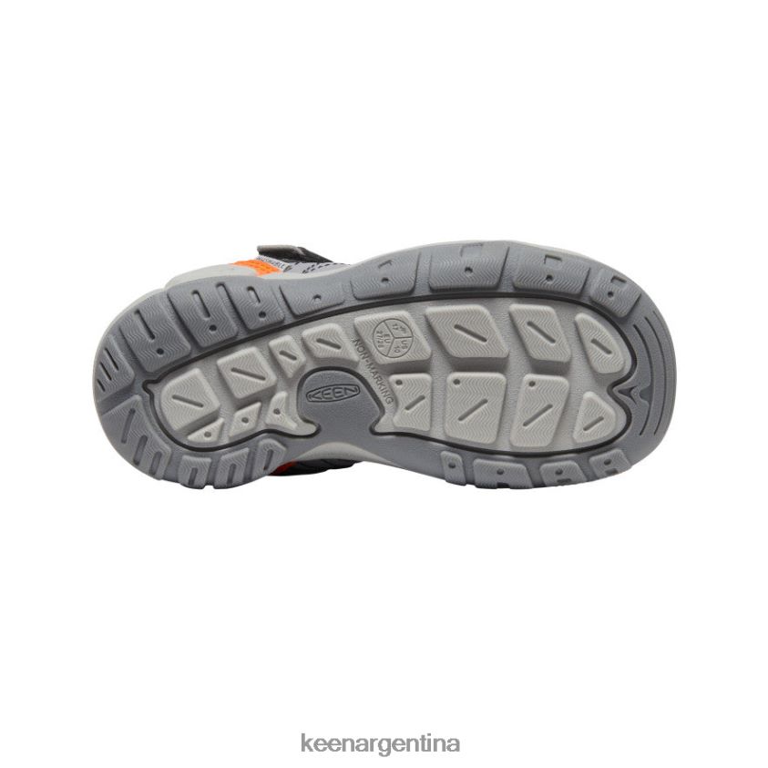 imán/naranja de seguridad calzado KEEN zapatillas con pico y nudo T0822B972 pequeños niños - Imagen 4