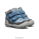 imán/sombra azul calzado KEEN chukka con doble correa y nudo T0822B1012 niños pequeños - Imagen 2