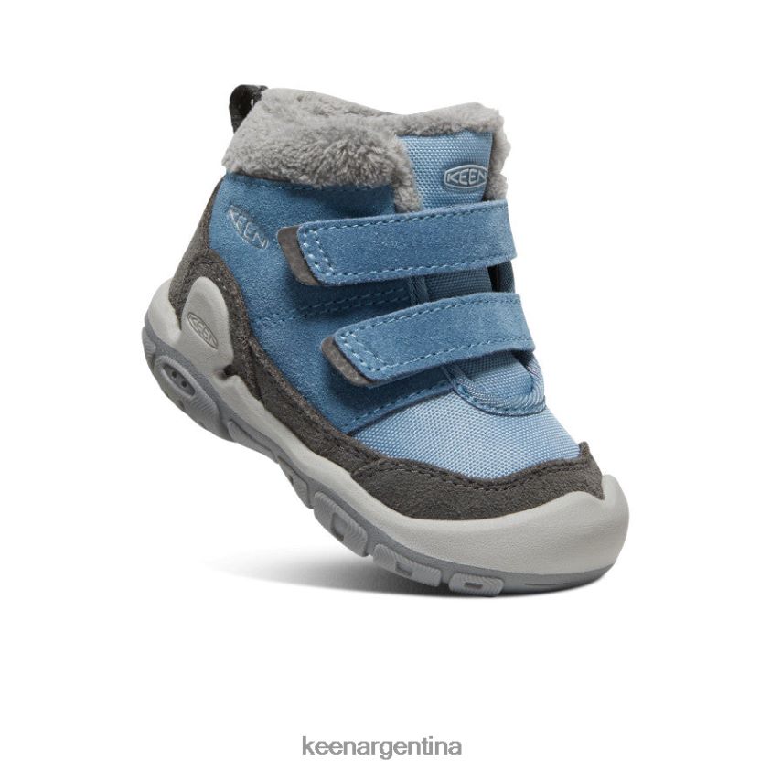 imán/sombra azul calzado KEEN chukka con doble correa y nudo T0822B1012 niños pequeños - Imagen 3