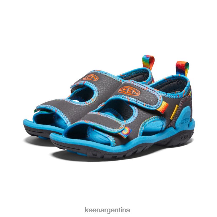 imán/teñido anudado calzado KEEN Knotch Creek con puntera abierta T0822B769 pequeños niños - Imagen 2