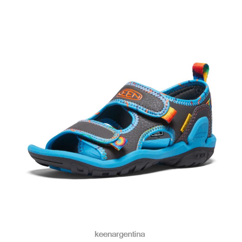 imán/teñido anudado calzado KEEN Knotch Creek con puntera abierta T0822B769 pequeños niños - Imagen 3