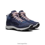 índigo vintage/melocotón calzado KEEN bota impermeable terradora flex T0822B582 mujer - Imagen 2